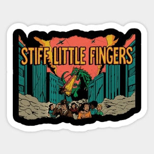 STIFF LITTLE FINGERS BAND Sticker